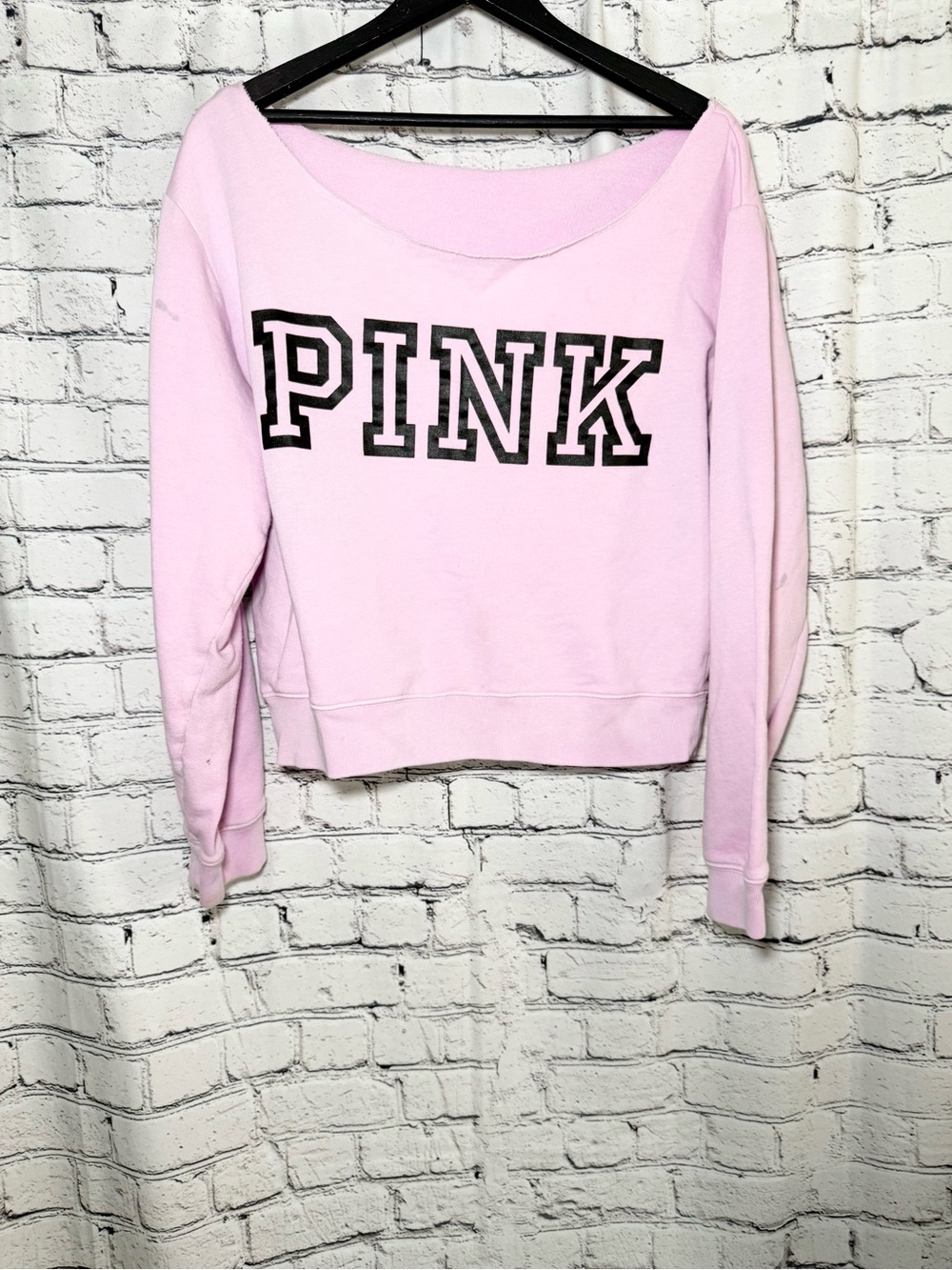 Victoria secret pink sweatshirt. Size L